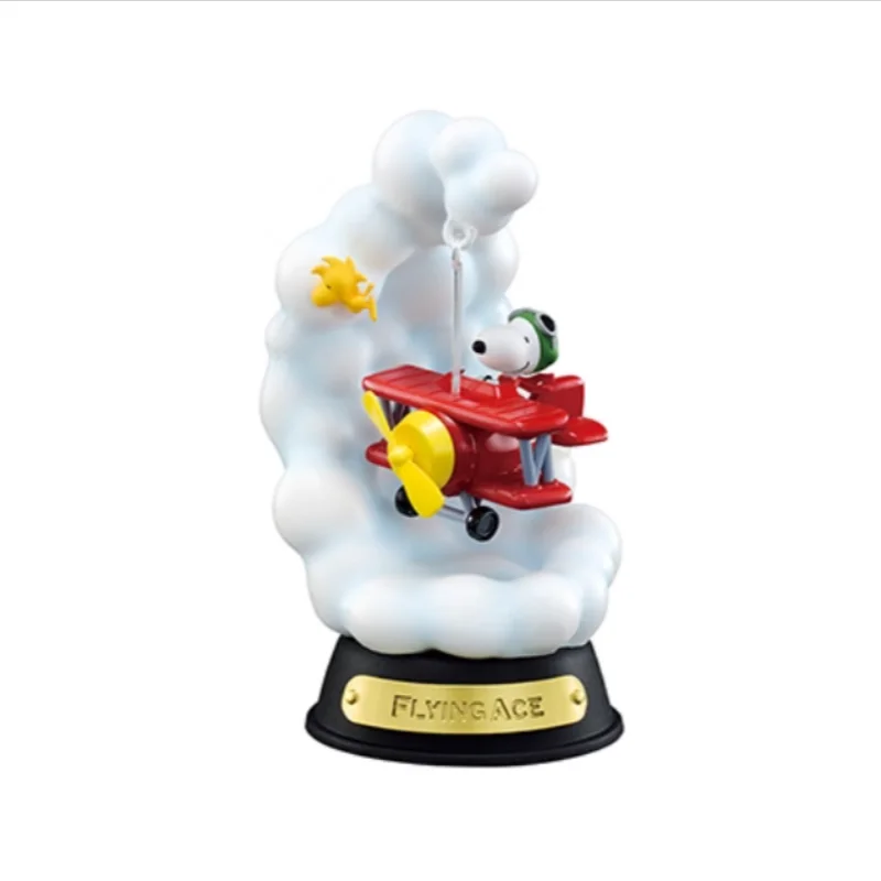 Re-ment Snoopy Swing Complete Set Figure Trendy Play Desktop Blind Box Ornament Miniature Scene Collection Model