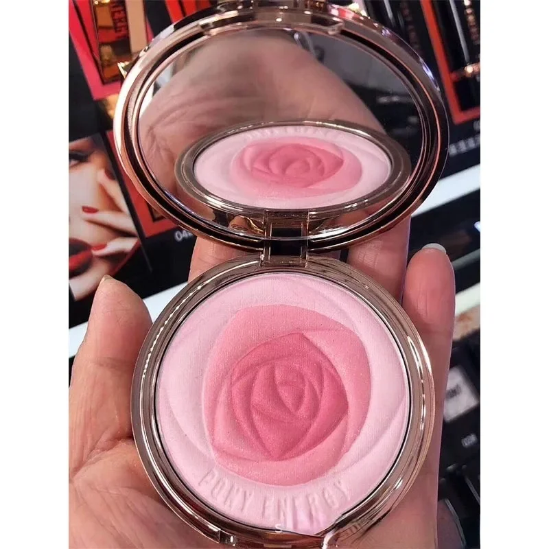 PONY Petal Blush Natural Finishing Powder facile da colorare pori invisibili che illuminano a lunga durata Blush Rare Makeup Beauty Cosmetics