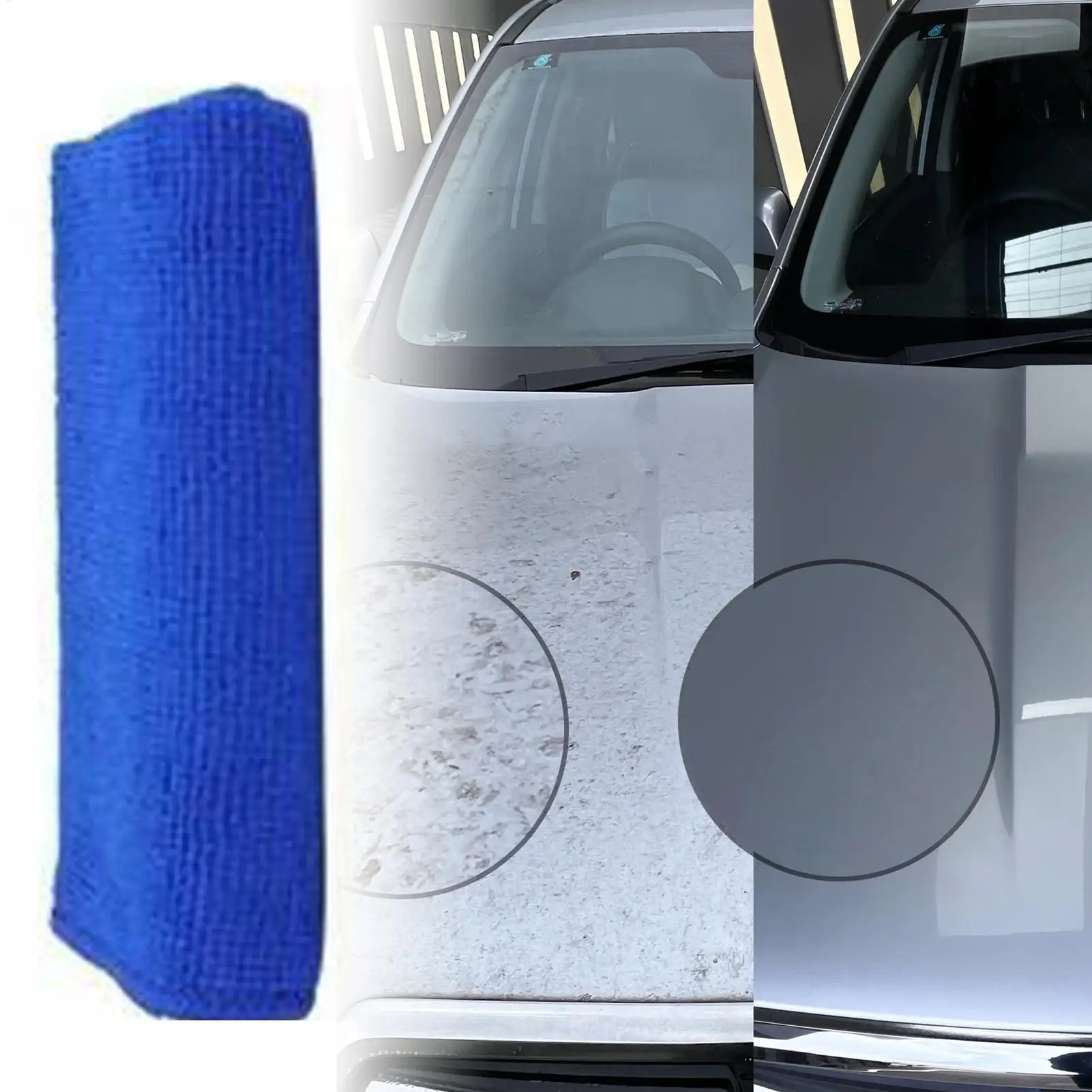 Car Detailing Clay Towel Fine Grade Synthetic Mitt Paint Decontamination Glass Wheel Cleaner Reusable Auto Wash Clay Bar Towel view 3