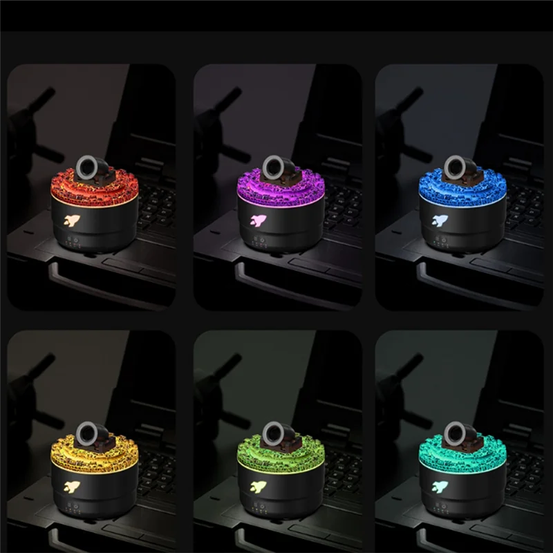 

PORK-имитация пушечного огня, диффузор эфирного масла, увлажнитель воздуха для ароматерапии, небольшой ароматический увлажнитель с ароматом, вилка европейского стандарта