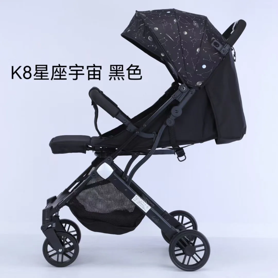

Baby Stroller Portable Lightweight High Landscape Easy To Sit on One Click Foldable Universal Easy To Carry