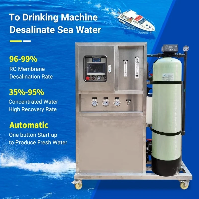 500 LPH Purified Drinking Water Treatment Plant 0.5T Desalination System Small RO Water Treatment Ro Water Purifier