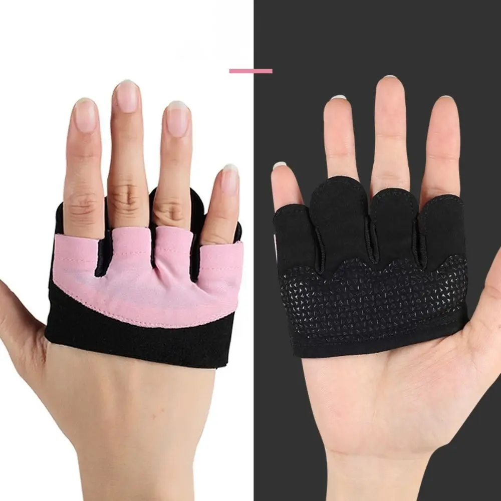 Gym Gloves Fitness Weight Lifting Sports Gloves Thickened Palm Pad Shockproof Non-Slip Half Finger Hand Protector for Men Women