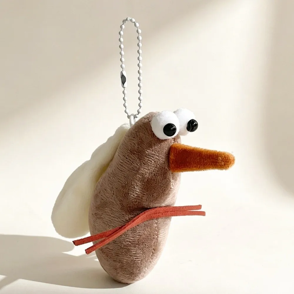 Mosquito Plush Insect Pendant Fly Hanging Ornaments Backpack Charm Decoration Cockroach Insect Series Keychain Party