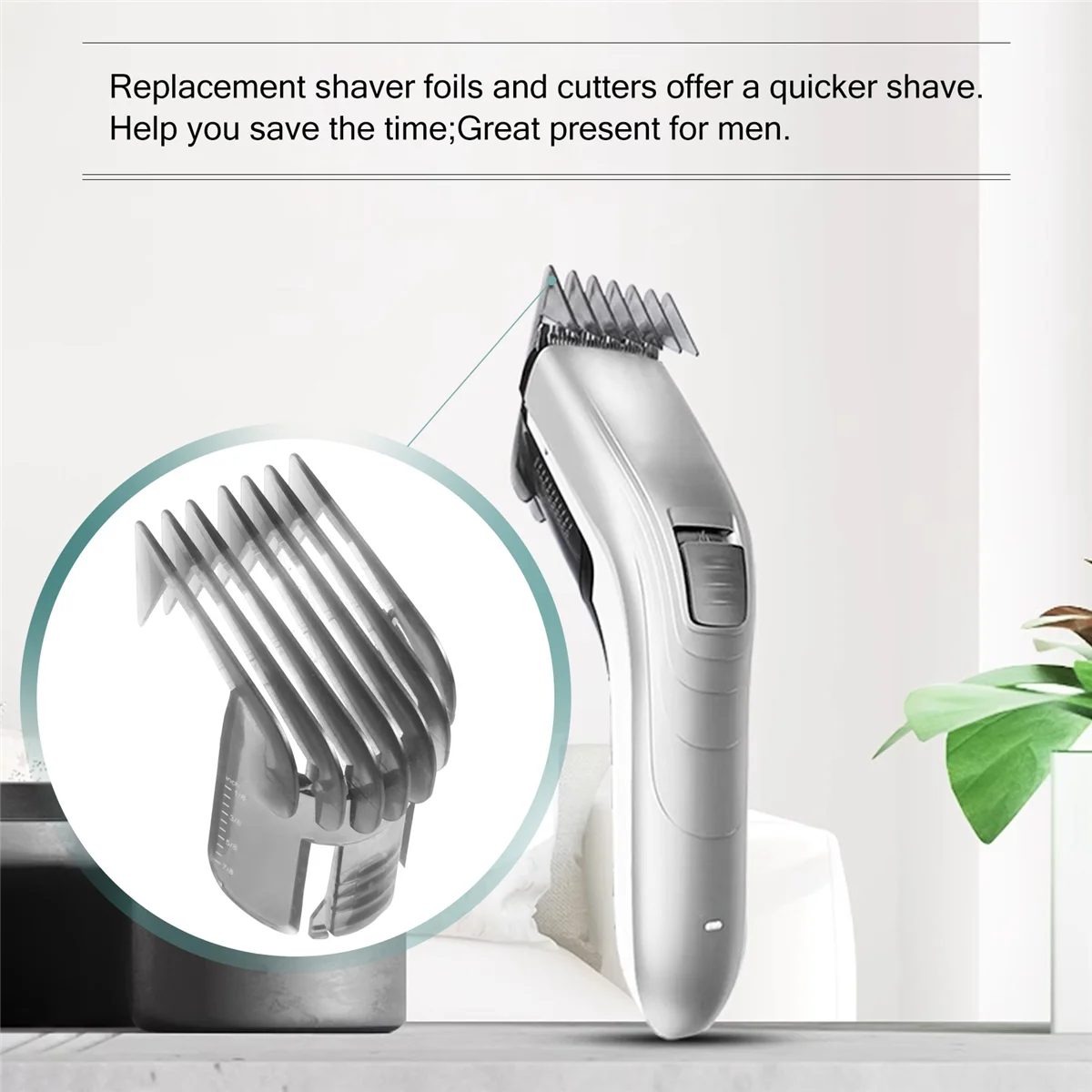 1PCS Practical Hair Trimmer Cutter Barber Head Clipper Comb Fit for Philips QC5130 QC5105 QC5115 QC5120 QC5125 QC5135 GSY