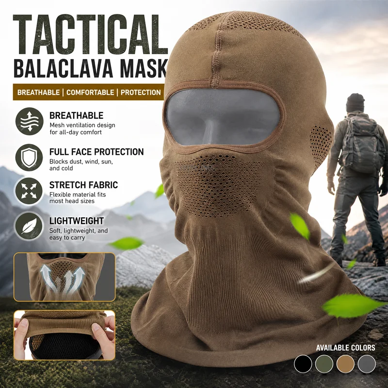 Tactical Balaclava Mask Mouth Protection Half Face Mask Breathable Removable Steel Mesh Airsoft Headgear Hunting Accessories