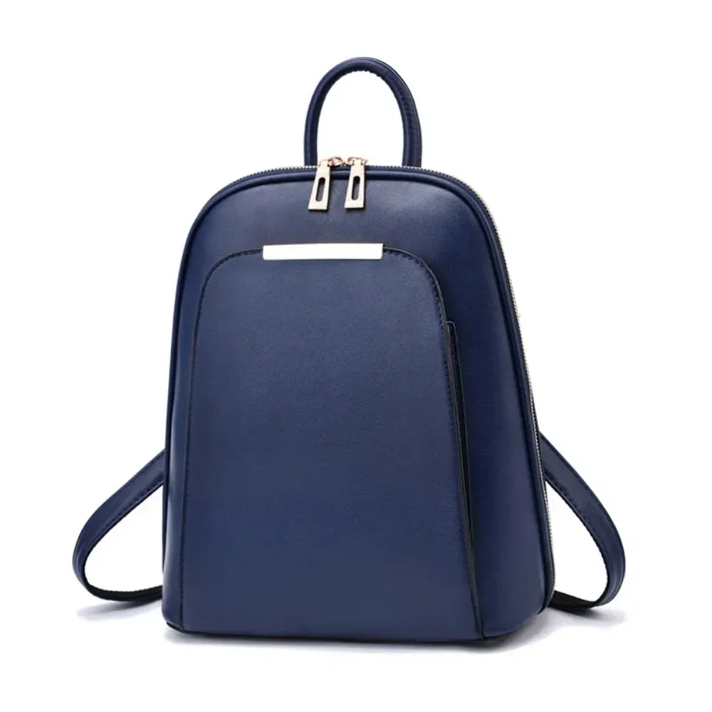 New Luxury Women Backpack Delicate Leather Shoulder Bag Fashion Women Designer Backpack Girls School Backpack Schoolbag