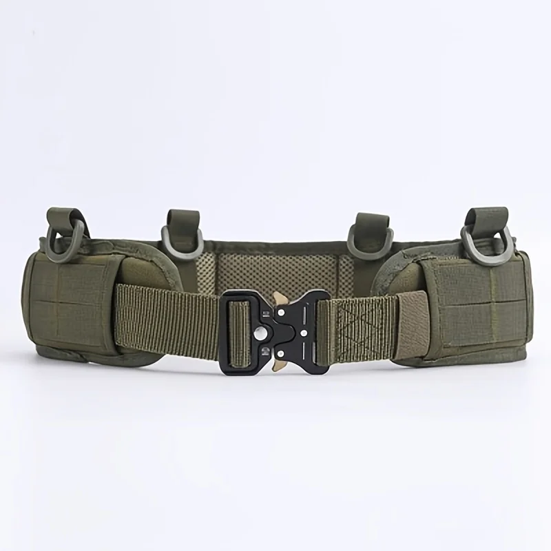 Ultra-Breathable Tactical Waist Belt Durable EDC Nylon Gear For Adventure-Ready Outdoor Enthusiasts Quick-Adjust