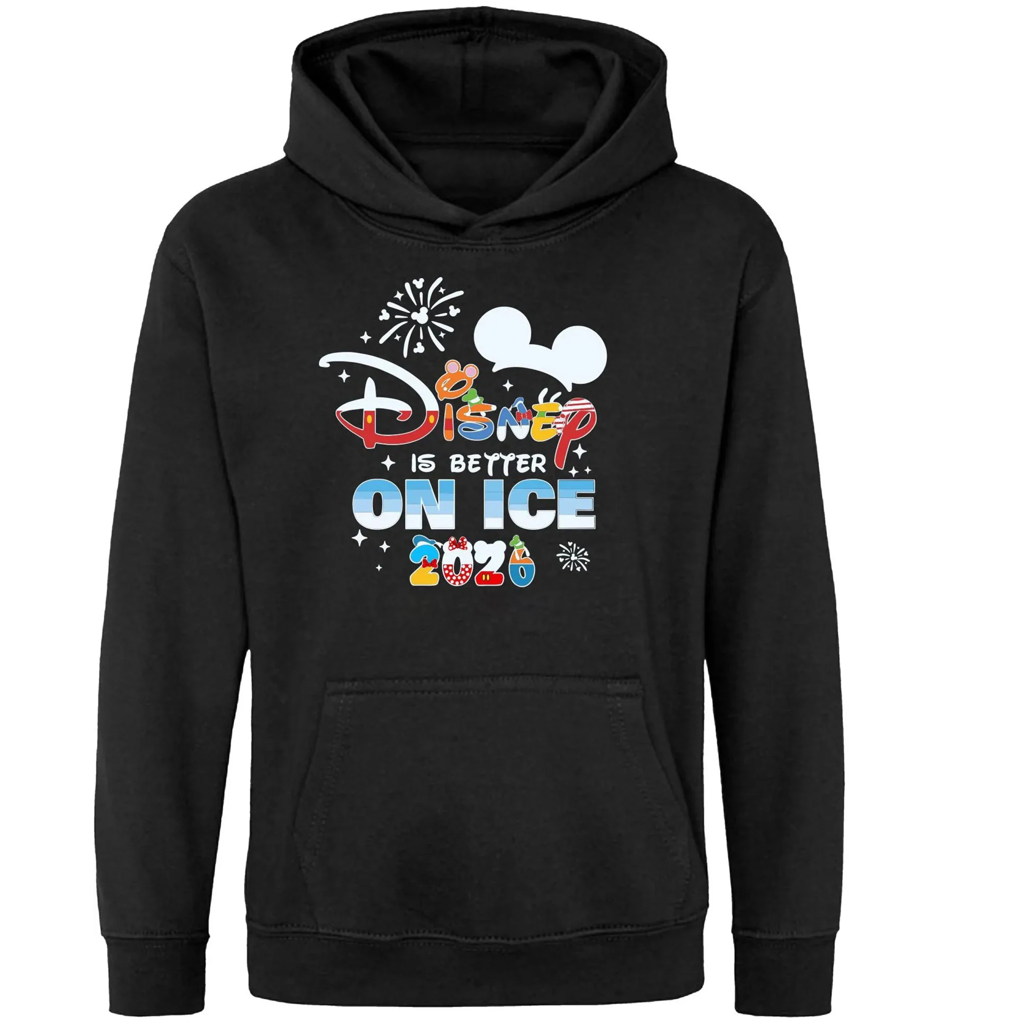 عرض ساخن 2026 سويت شيرت قطني بقلنسوة مطبوع عليه ديزني، بلوزة برسومات شتوية دافئة، هدية مثالية للنساء/الرجال/الأطفال، ملابس عائلية #2