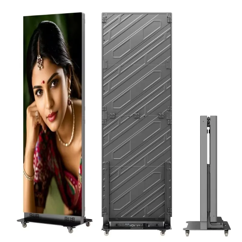 

Outdoor LED Poster LED Screen for Shopping Mall P1.86 P2 P2.5 Portable Smart Advertising Player Led Screen Poster Display