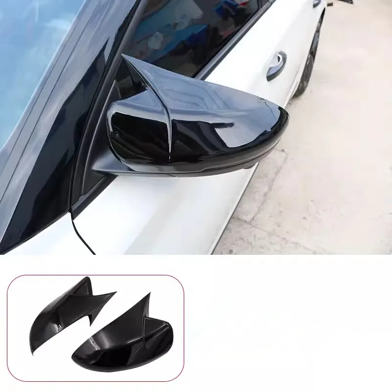 For MG6 MG-6 2017-2018-2019-2020-2021 Car Accessories ABS Decorative Horn Rearview Mirror Cover Reversing Special Anti-collision