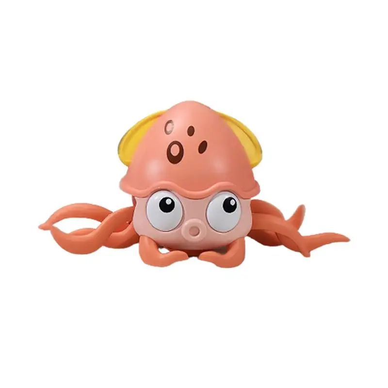 

Crawling Octopus Fun Music Octopus Toy LED Light Up Educational Preschool Moving Toy USB Rechargeable For Fine Motor Skills &