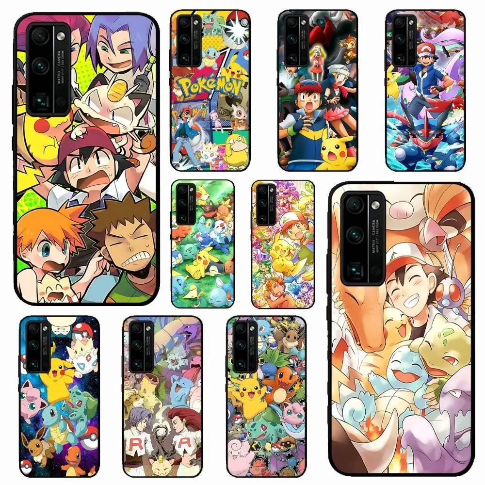 

Cartoon P-Pokemones Cute Phone Case For Huawei Honor 10 Lite 9 20 7A 9X 30 50 60 70 Pro Plus Soft Silicone Cover