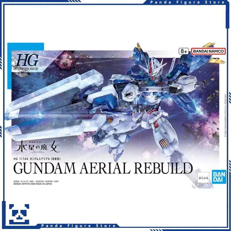 

Bandai HG GUNDAM AERIAL 1/144 Улучшенная Модифицированная экшн-фигурка Ver Mobile Suit Gundam: ведьма из Mercury, модель Mecha, подарок