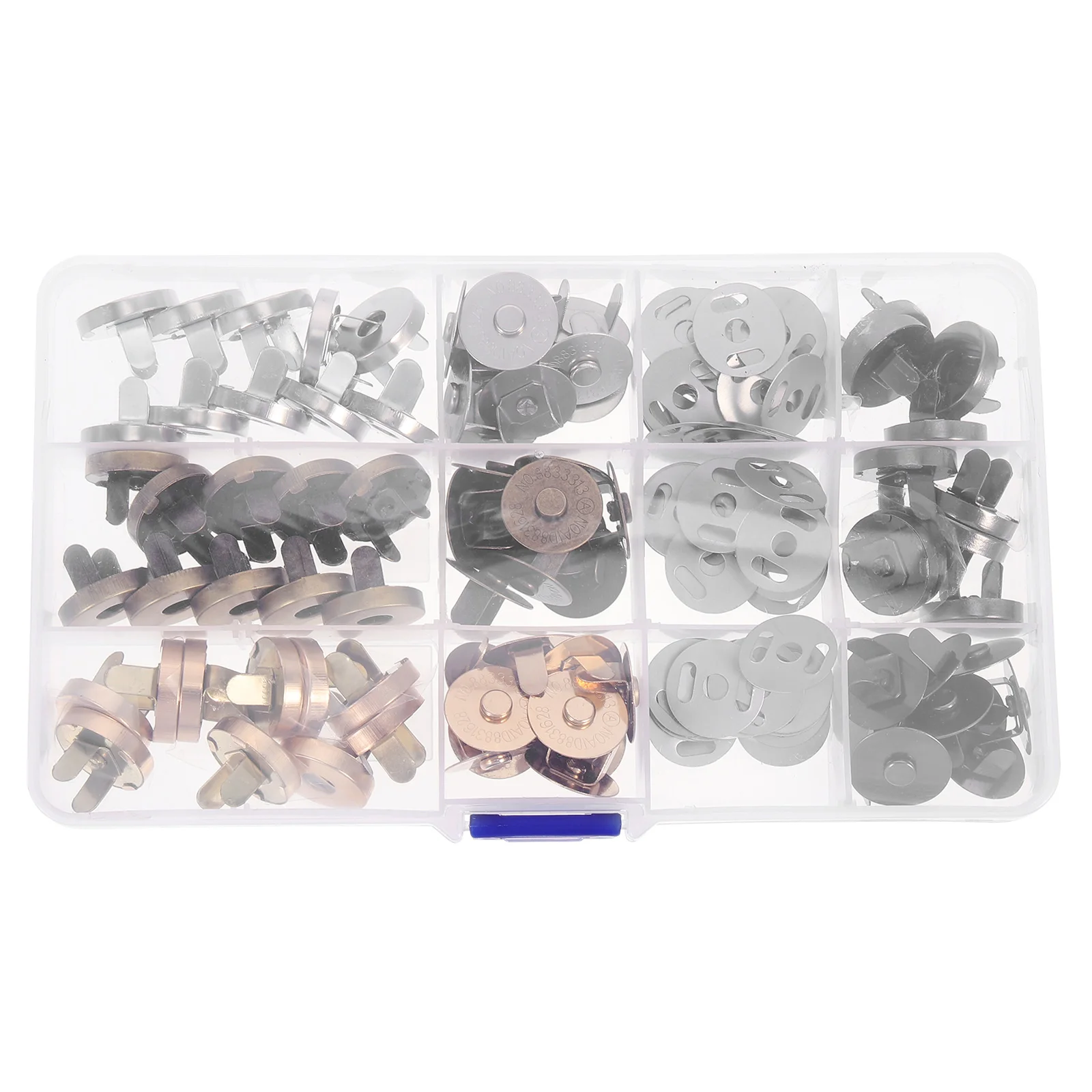 

40 Pcs Magnetic Buckle Buttons Snap Fasteners for Bags Clothing Corrosion Resistant Durable Fashion Elegant Simple Shape DIY