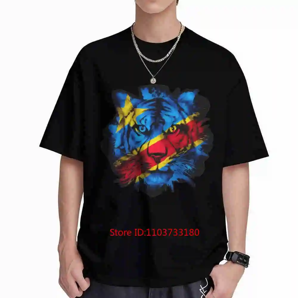 Democratic Republic Of Congo Short Sleeve Tee 100% Cotton T-Shirt