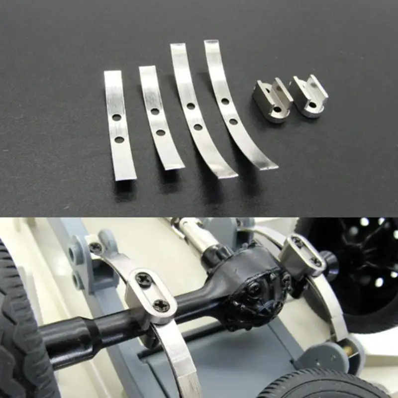 

Стальной амортизатор премиум-класса с листовыми пружинами для WPL D12 B14 B24 B16 B36, детали радиоуправляемого грузовика