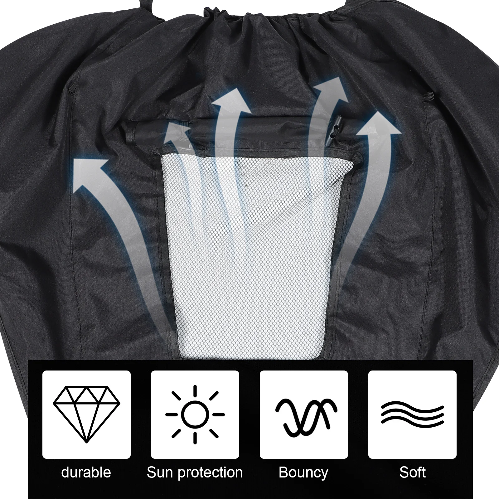 

Защитный чехол для коляски, блокирующий УФ-излучение, легкий, дышащий, удобный, подарок, солнцезащитный чехол для коляски