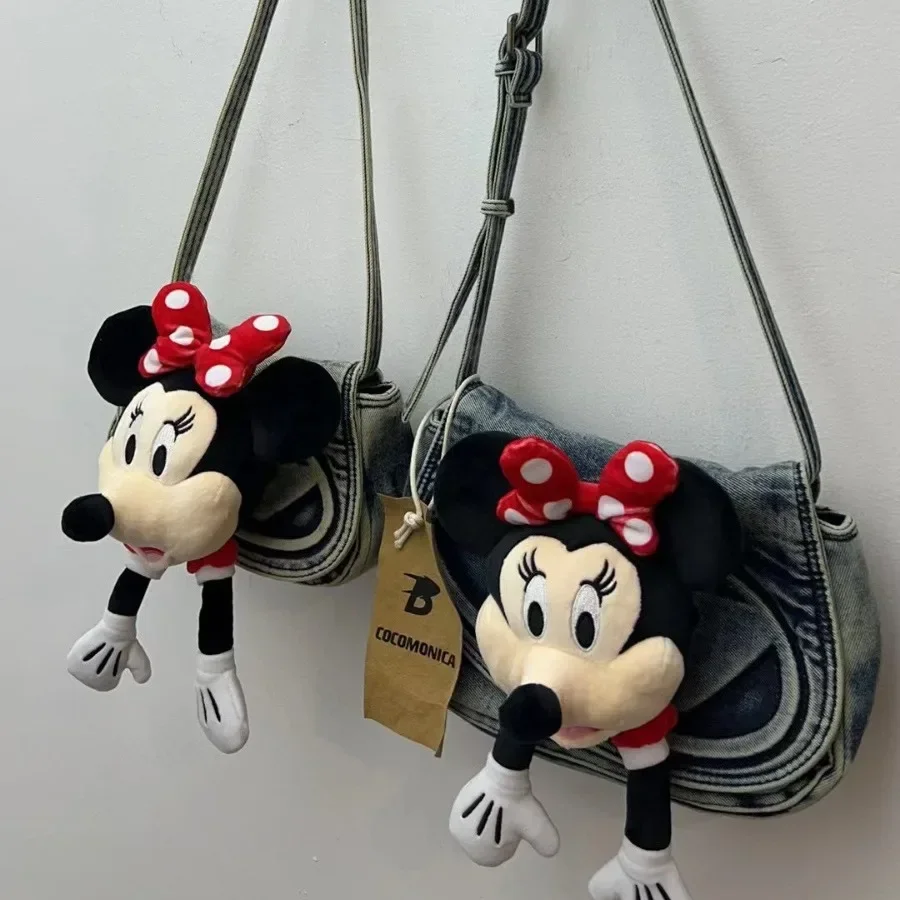 Disney Purses and Handbags Mickey Dolls Shoulder Bag High-capacity Crossbody Bags for Women Cute Cases Korean Fashionable Pouch