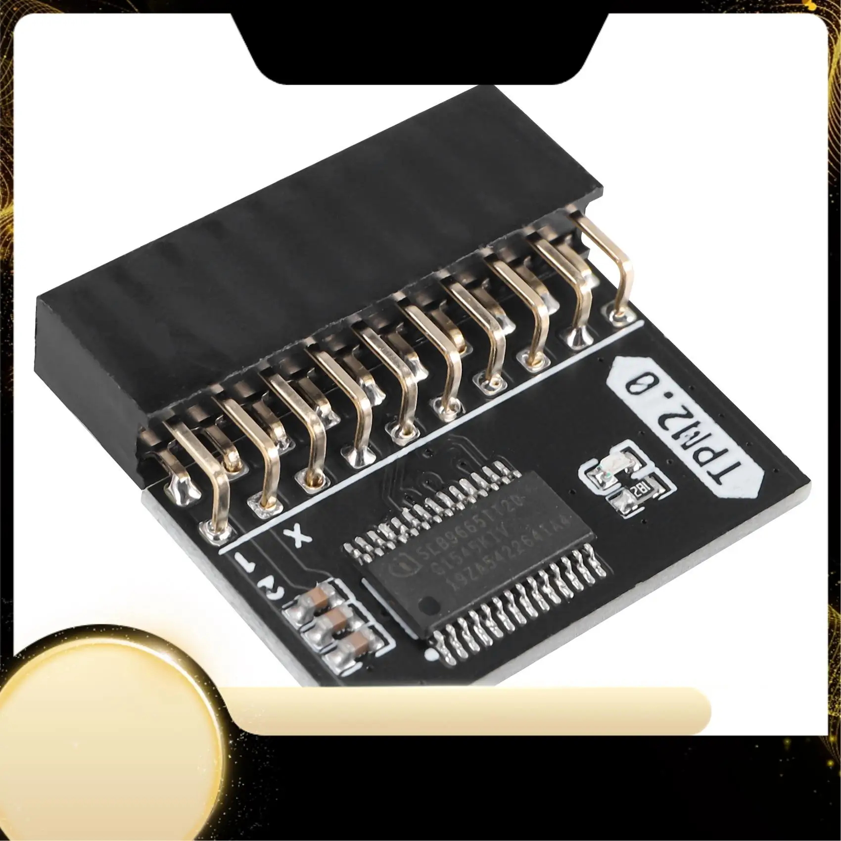 

20-контактный защитный модуль LPC для ASUS TPM-L R2.0/Gigabyte GC-TPM2.0, совместимый модуль платформы Trust, 20-контактный 20-1 L2P7