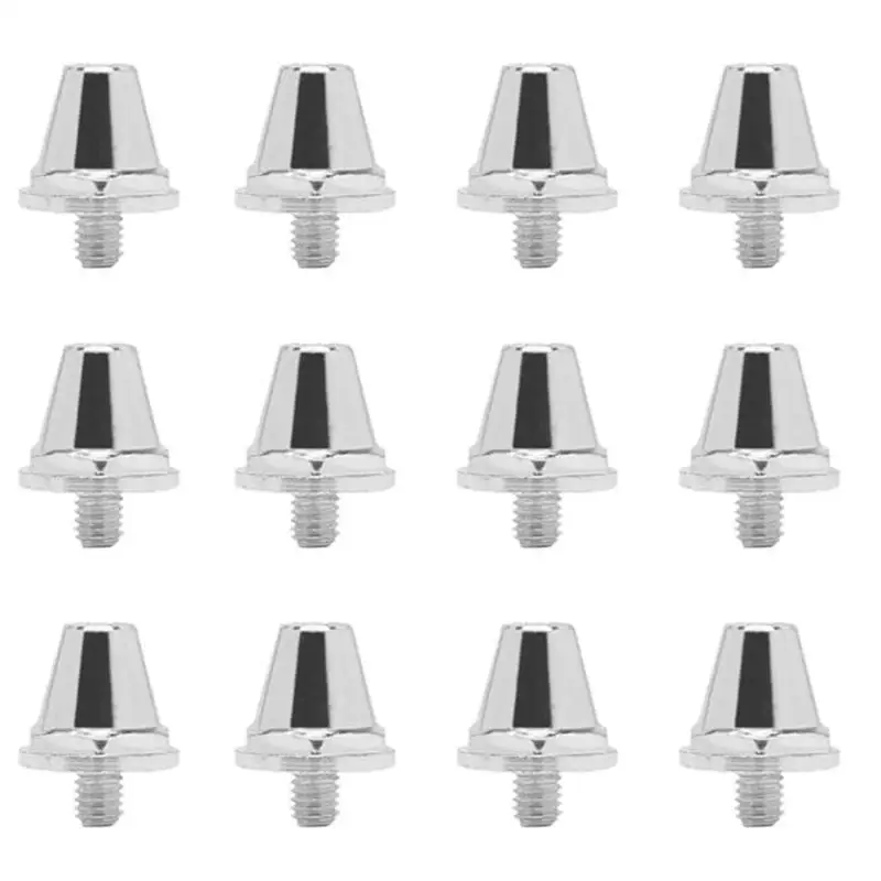 

652F 12Pcs Boy Girl Shoes Football Studs Replacements Safety Aluminum Football Studs