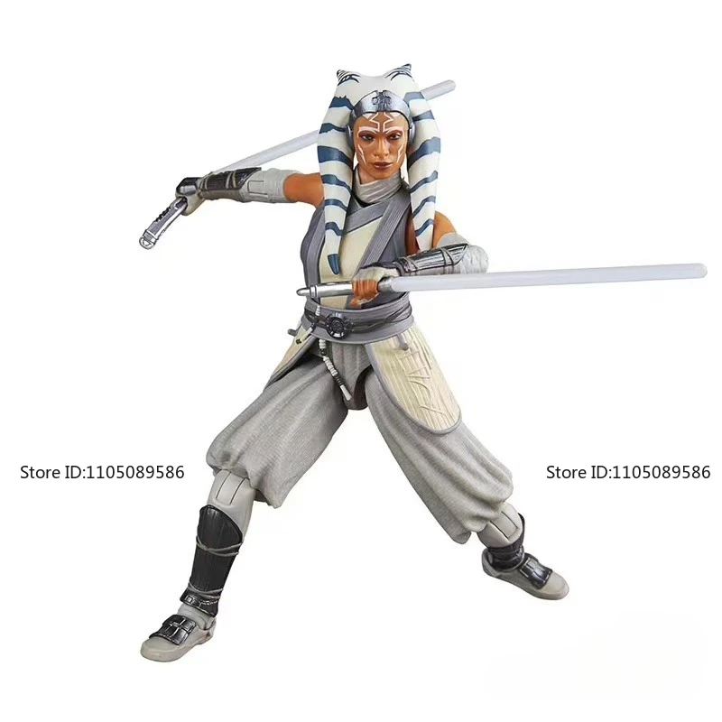 Na stanie Star Wars: Wojny Klonów G0017 Ahsoka Tano Fajny Model Figurki Mobilne Prezent Świąteczny Postacie z Filmów Zabawne Lalki