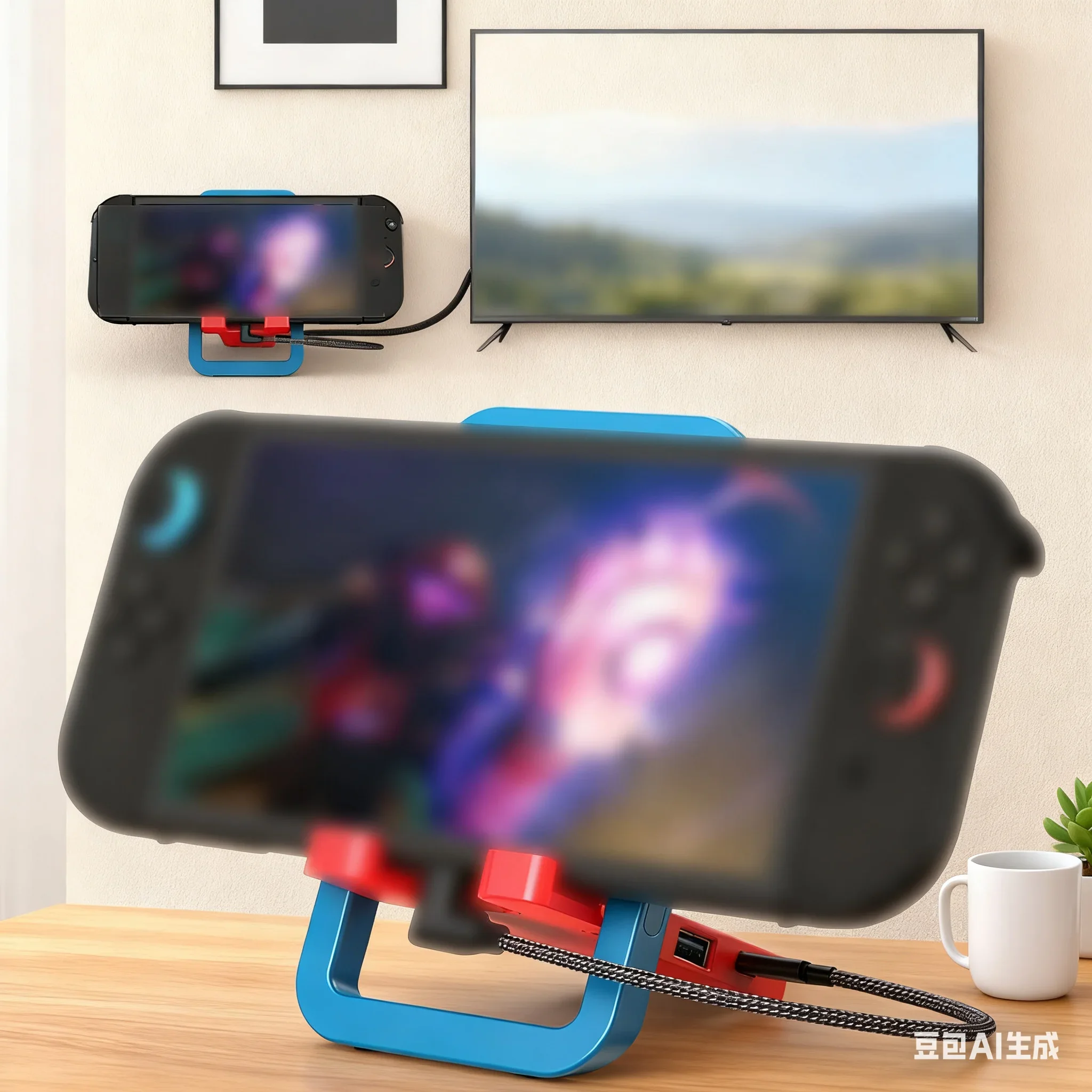 4K HD Screen Mirroring Dock Adapter For Nintendo Switch 2 Multi-Functional Screen Projection Base Converter Game Accessories
