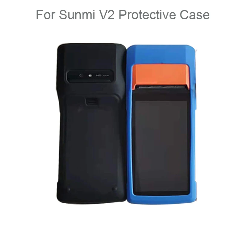 For SUNMI V2 Protective Case Soft Silicone Anti-fall Case