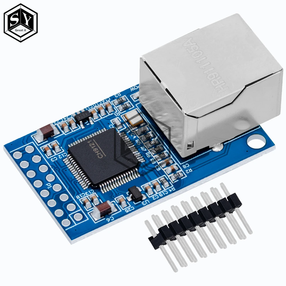 CH9121 Serial Port to Ethernet Network Module TTL Transmission Module Industrial Microcontroller STM32