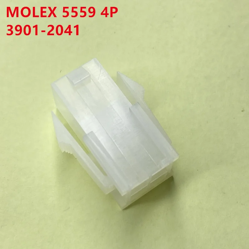 

MOLEX 5559-04R 3901-2041 39012041 Женская голова с 4 отверстиями и крыльями, можно сфотографировать напрямую