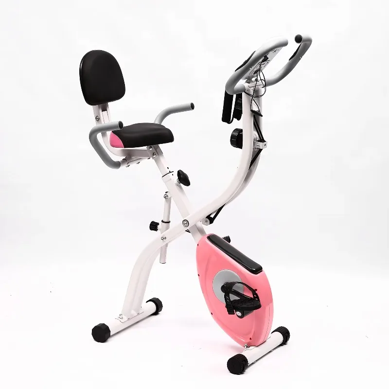 دراجة تمرين دوارة 2025 - دراجة رياضية قابلة للطي في الأماكن المغلقة مقاومة مغناطيسية لقراءة الطاولة للاستخدام المنزلي