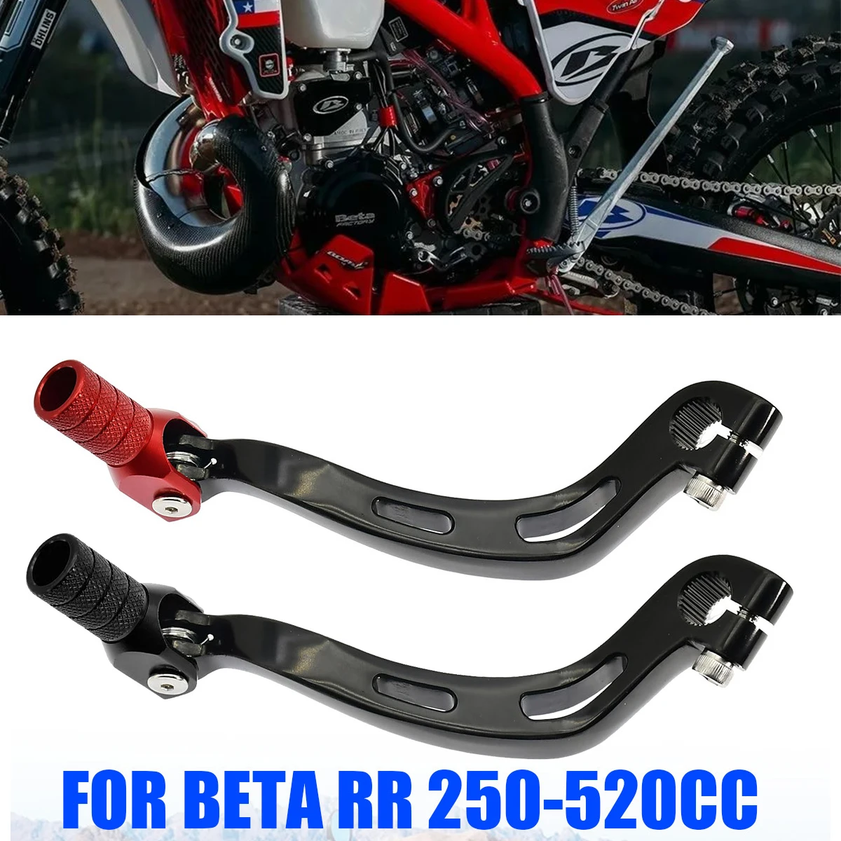 

Motorcycle CNC Gear Shifter Shift Lever Pedal For Beta RR250 RR300 RR350 RR400 RR450 RR520 Xtainer300 2010-2020 Dirt Pit Bike