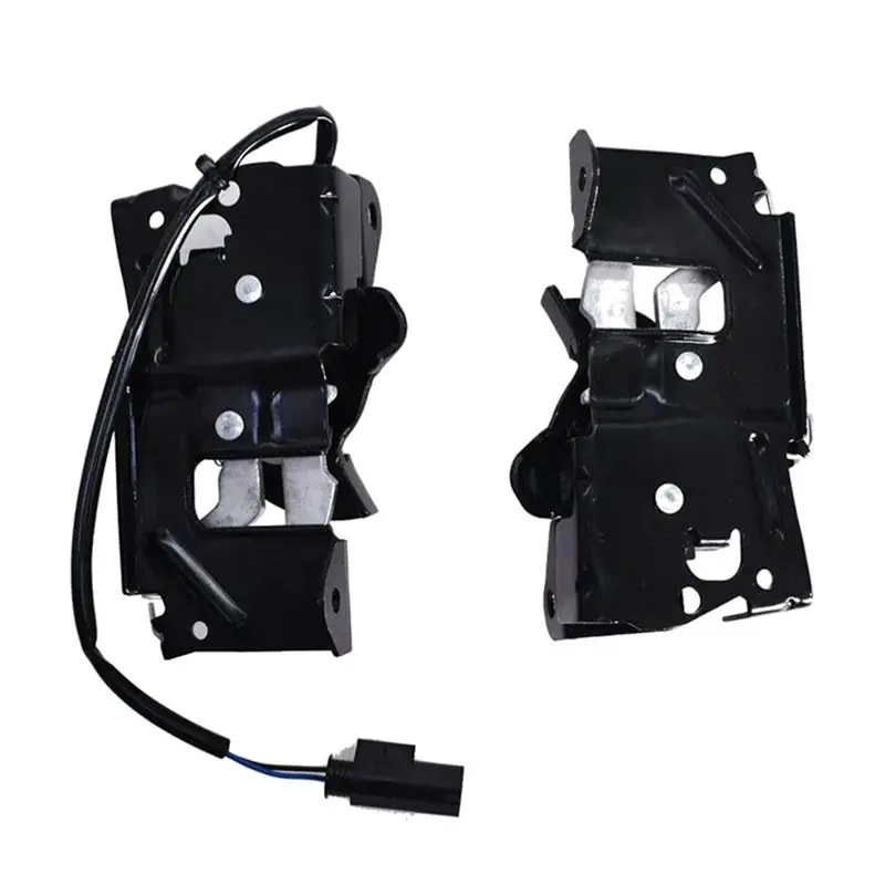 Unique 51237242549 51237242548 1Pair Car Front Left+Right Lower Hood Catch Latch Lock For BMW F30 F31 F34 F80 F87 51234895946