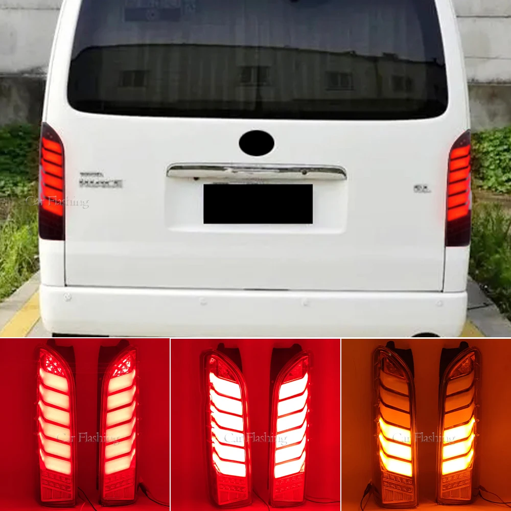 LED Taillight Assembly For Toyota Hiace 2005 2006 2007 2008 2009 2010 2011 2012 2013 2014 2015 2016 2017 2018 Tail Brake lamp