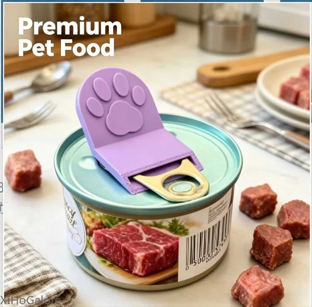 Cat Dog Food Can Opener Bottle Cap Remover Portable Multi Function Ultra Light 3D Printed Pet Tool Easy Open Travel Set Kitchen