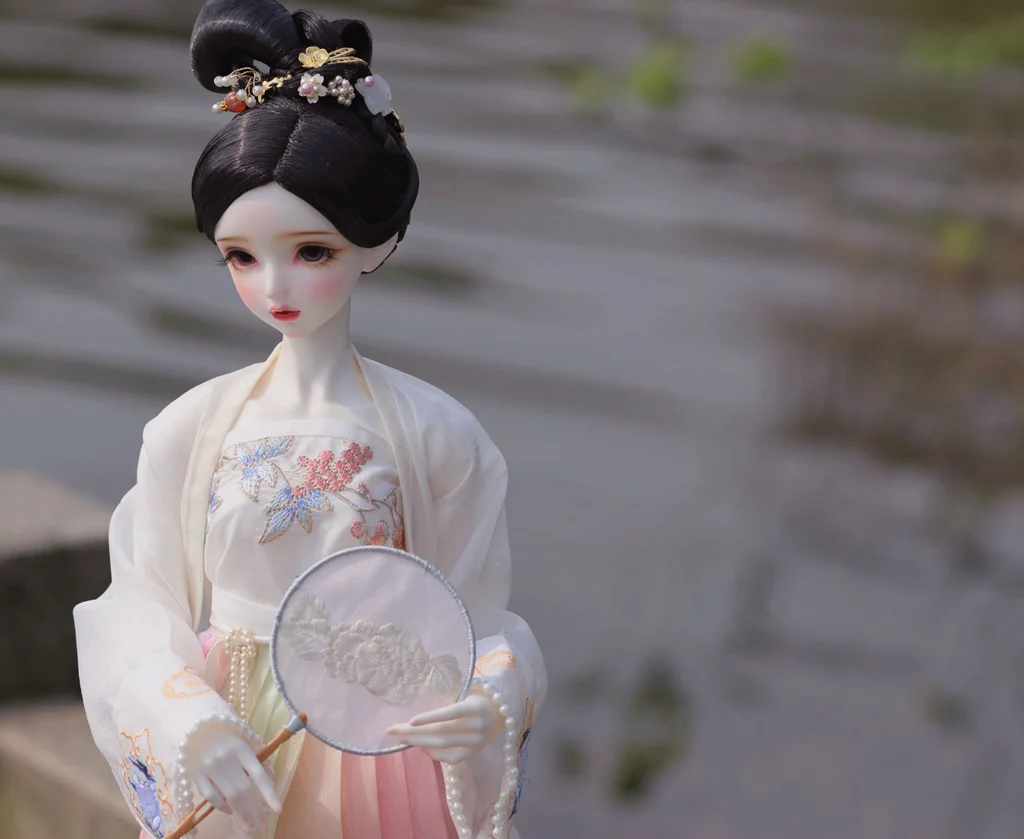 1/4 1/3 스케일 BJD 의류 고대 의상 중국 한복 요정 드레스 의상 BJD/SD MSD SD13 대형 인형 액세서리 A1255