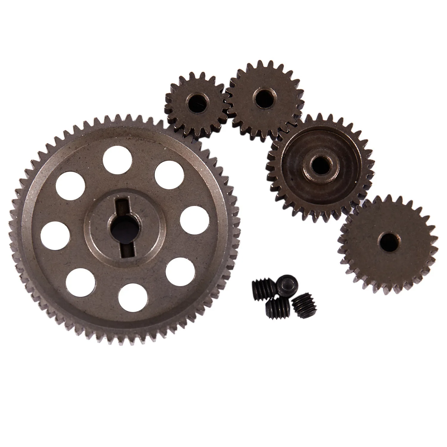 Differential Main Metal Spur Gear 64T 17T 21T 26T 29T Motor Gear RC Car Part for 1/10 RC Car Truck 94111