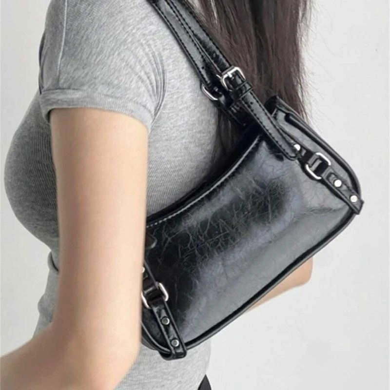 

A3PE Women Adjustable Strap Shoulder Bag Trendy Underarm Purse Handbag Armpit Bag