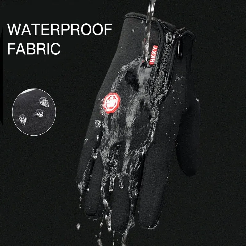 Guantes impermeables invierno outdoor – táctiles cálidos protección frío - imagen 2
