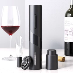 Electric Wine Opener Rechargeable Automatic Corkscrew Creative Wine Bottle Opener with USB Charging Cable Suit for Home Use