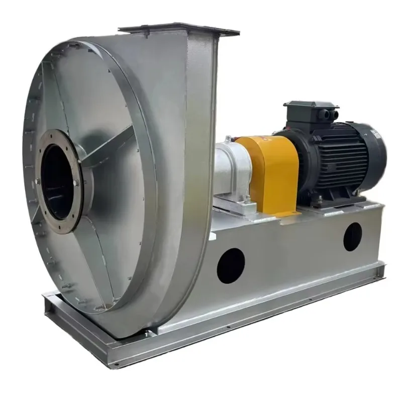 

Прочный центробежный вентиляционный вентилятор высокого давления из нержавеющей стали с изогнутыми лопастями назад.