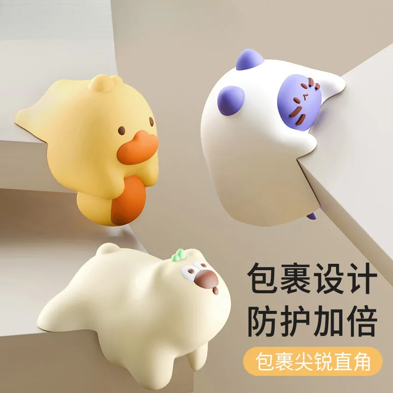 Table Corner Anti-collision Sticker Silicone Window Table Edging Soft Corner Anti-collision Soft Right Angle Protective Cover