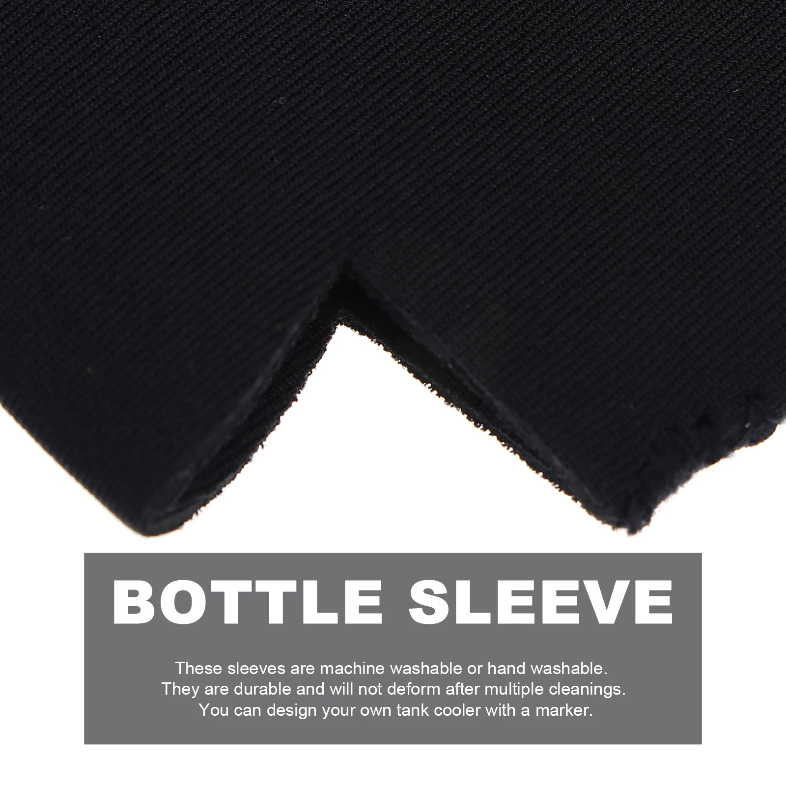 

14pcs Ring-Pull Sleeves Protective Beverage Can Covers Bar Supplies Black Durable Cloth Heat Insulated Outdoor Use Easy Carry