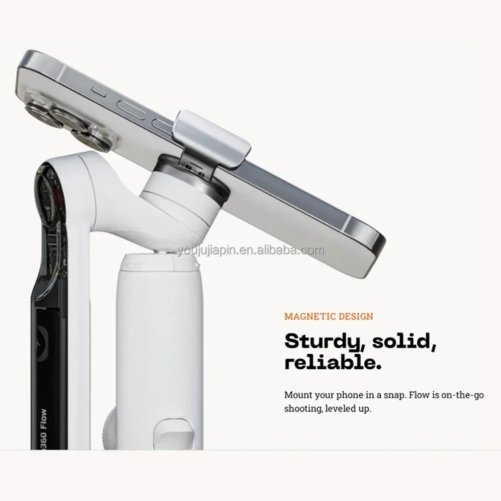 2026 Insta360 Flow AI-Powered Editing Deep Face Tracking 3.0 3-Axis Gimbal Stabilizer For Smartphone Phone