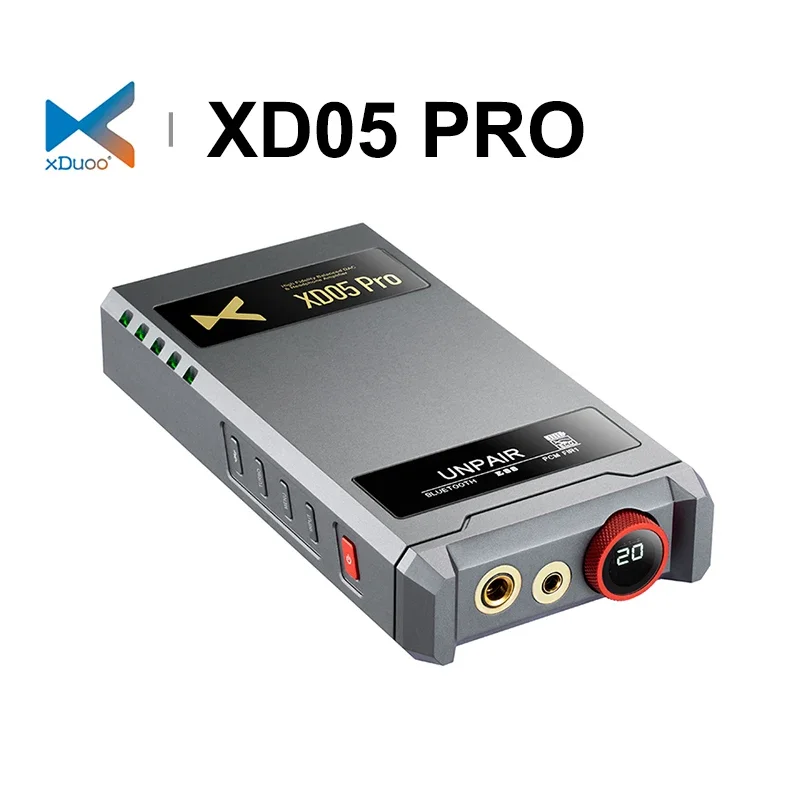 

XDUOO XD05 PRO All-In-One DAC AMP Balanced Decoding Modular Headphone Amplifier Bluetooth LDAC Coaxial/Optical