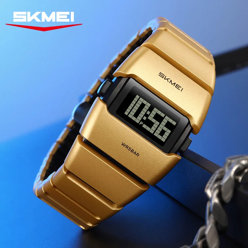 SKMEI 2710 New Sport Unique Dial Design Men's Electronic Watch Waterproof Luminous Timing Classic Digital Watch Reloj Hombre view 4