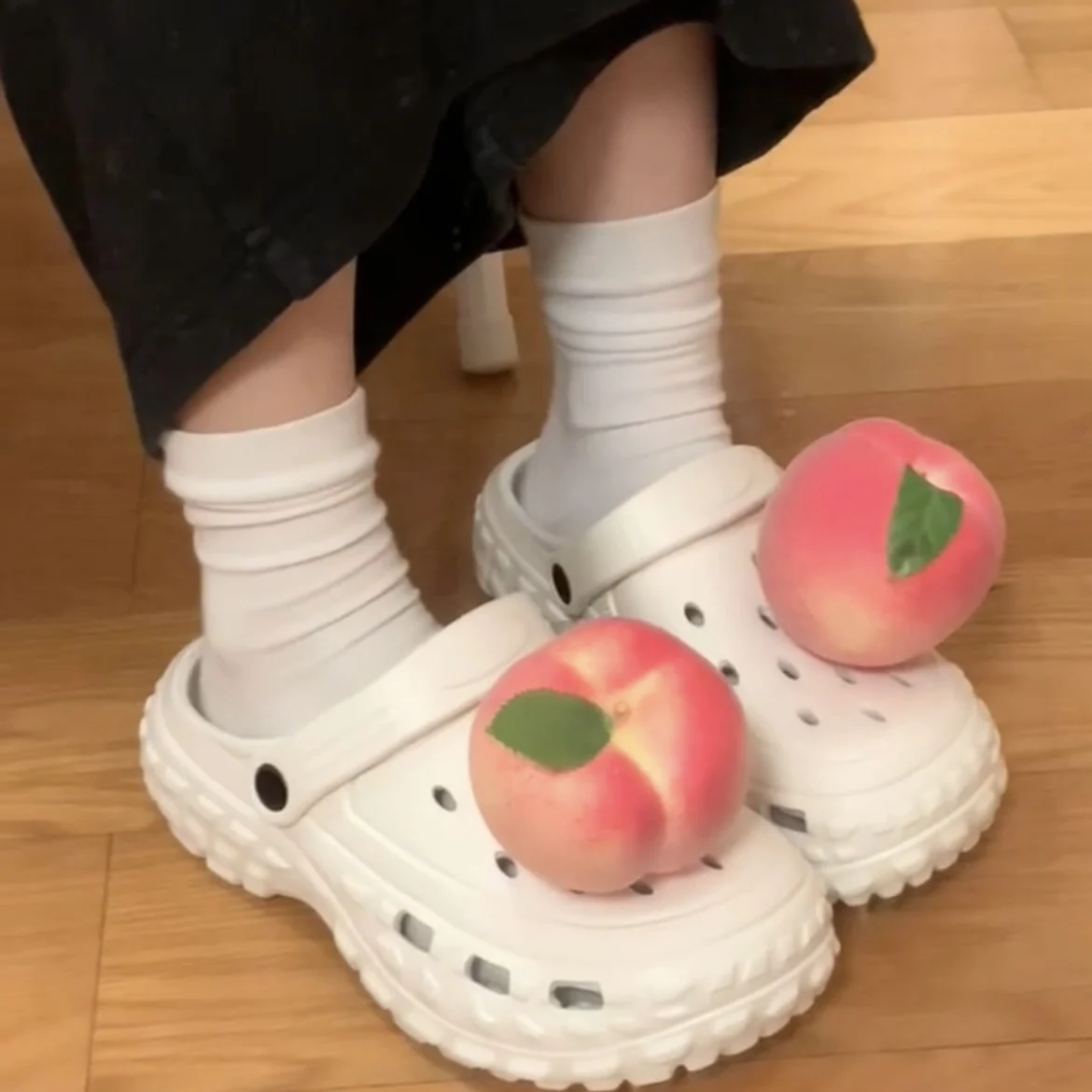 

DIY Watermelon oe Flowers Clog oe Accories Detachable 3D oe Bules Slippers Decorations Faionable Footwear
