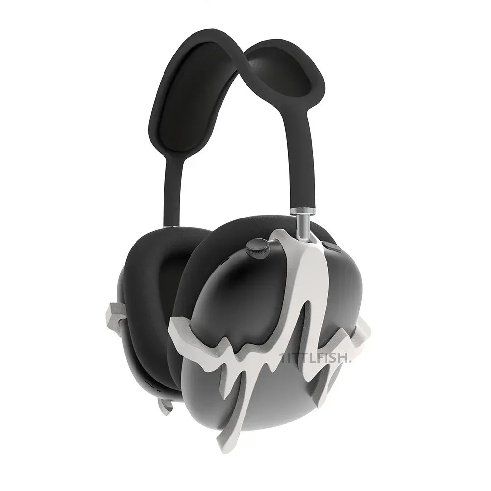 

Оригинальный чехол для Airpods Max, белый, черный чехол для наушников, защитный чехол для наушников, дизайн художника, украшение для наушников Y2K