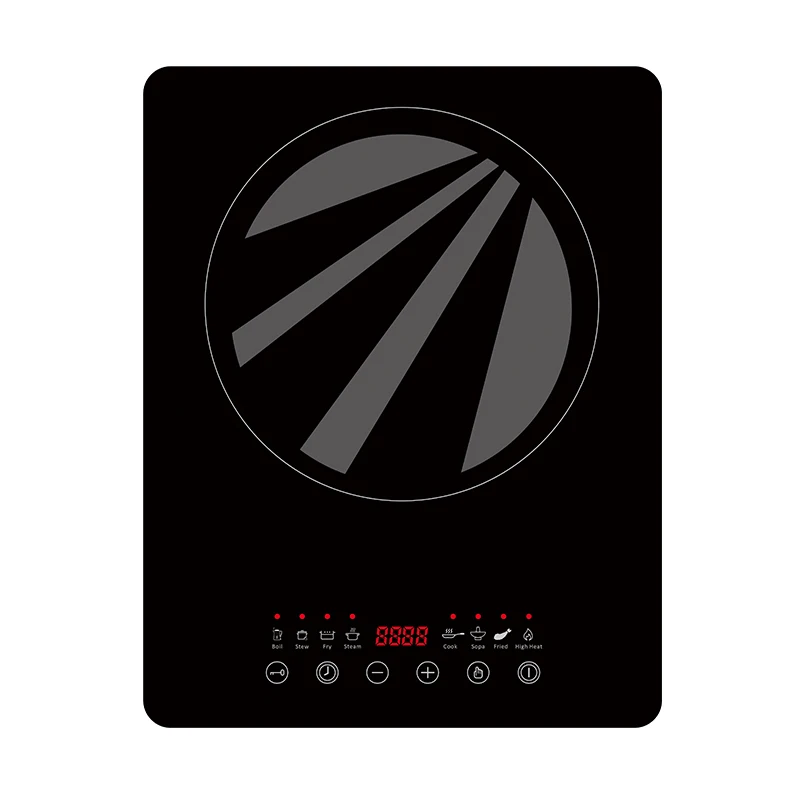 Single Burner RV Induction Cooker DC 48V 50Hz 1200W Caravan Induction Cooker