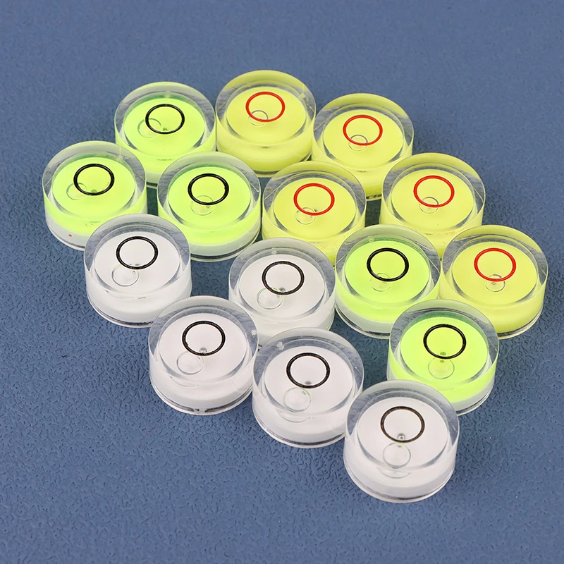 Mini Round Accuracy Bubble Level Bullseye Instrument Horizontal Precision Bubble Level Measuring Tool 18*9mm
